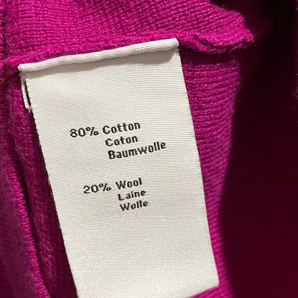 (5) Neve Color Block Grandma Retro Cotton Wool Woman 1/4 Zip Sweater … - Picture 6 of 7